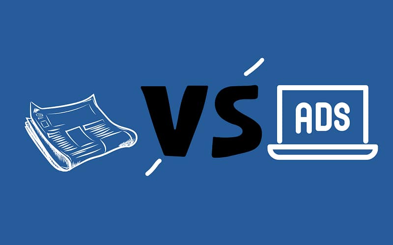 graphical representation of the PR VS advertisement debate.